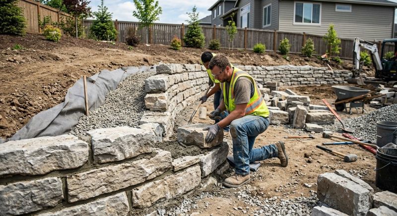 Hardscape Wall Construction in Napa, CA