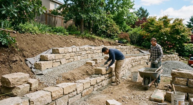 Hardscape Wall Construction in Sanford, FL
