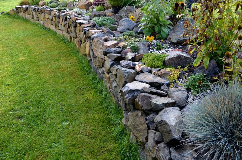 Products For Retaining Wall Installations in use