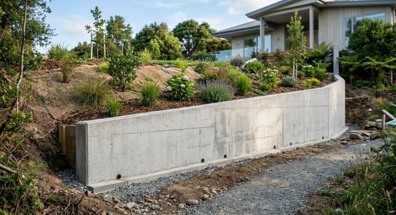 Retaining Wall Installation in Rockwall, TX