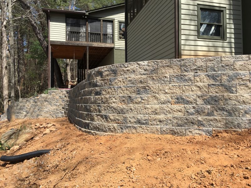 Retaining Wall Installation
