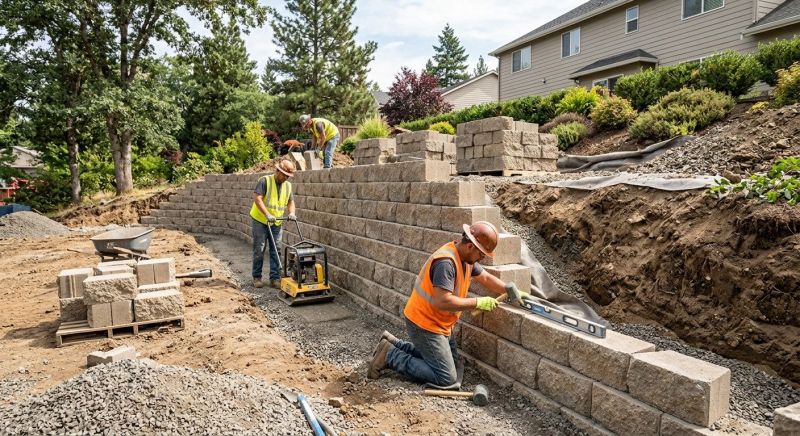 Retaining Wall Replacement in Aiken, SC