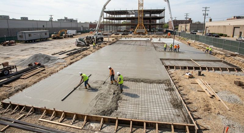 Commercial Slab Construction in Fort Worth, TX